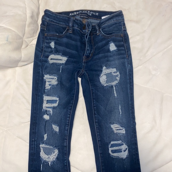 American Eagle Women’s jean, size 0, dark denim - Picture 1 of 3